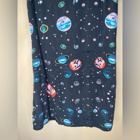 ModCloth Solar System Shift Dress Peter Pan Collar Sz XS - Picture 5 of 11